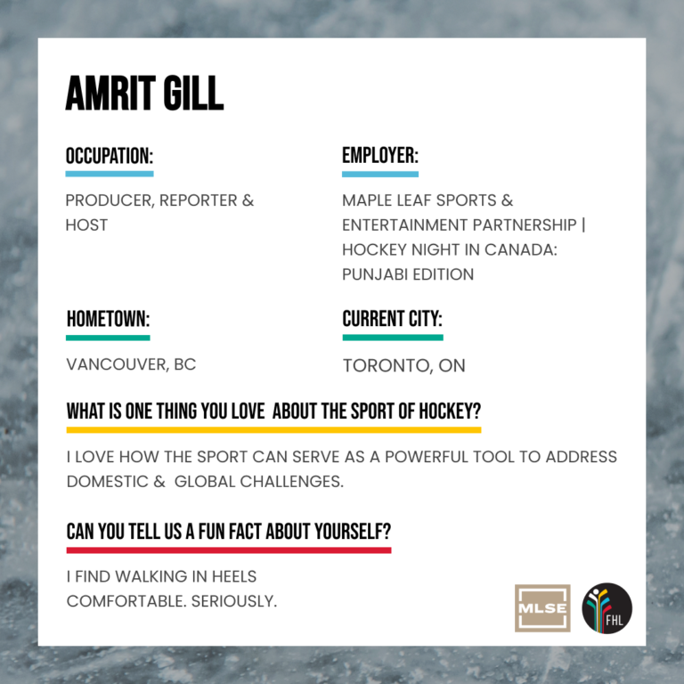 Amrit Gill Player Card